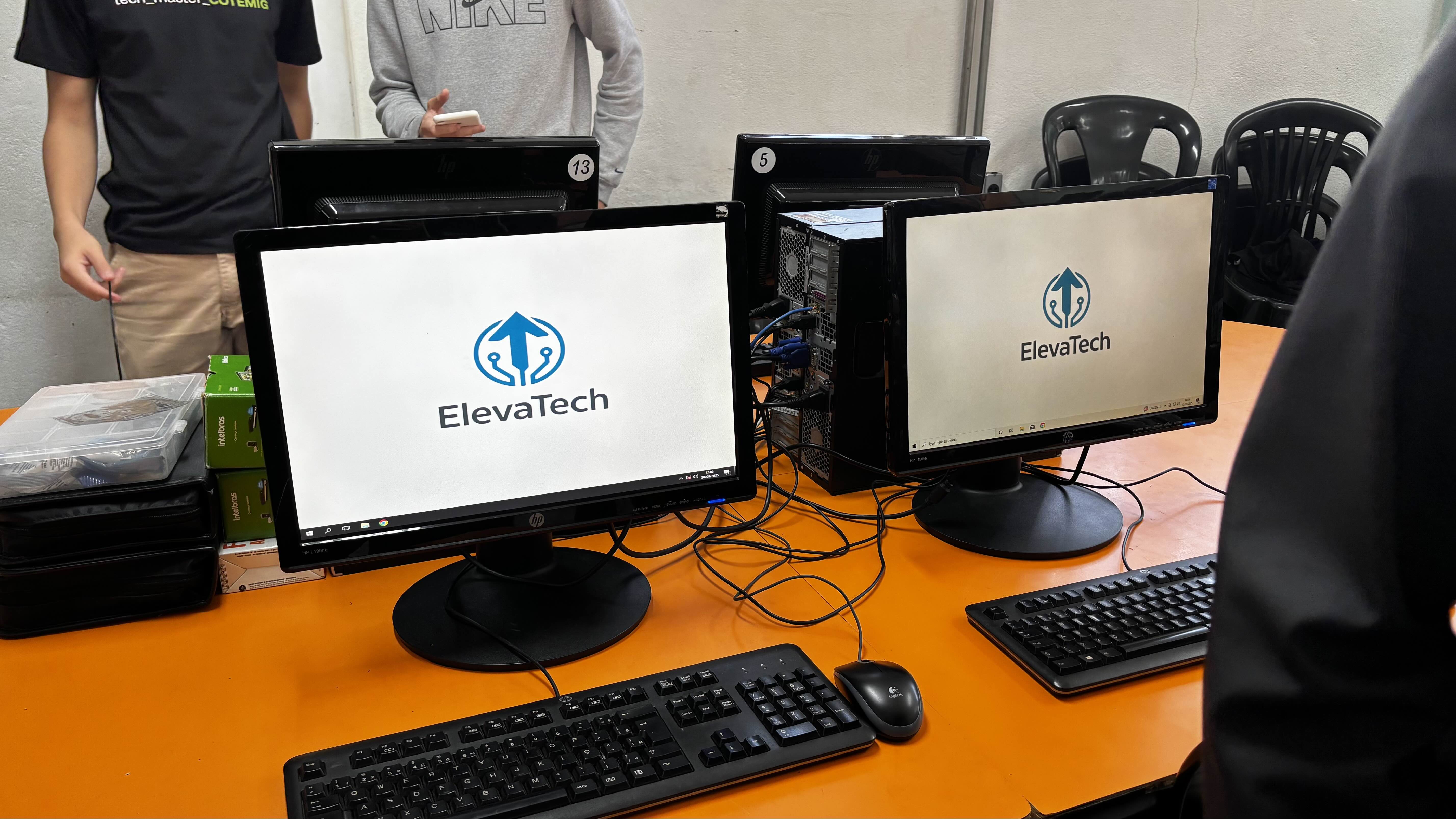 Sistema de monitoramento em funcionamento